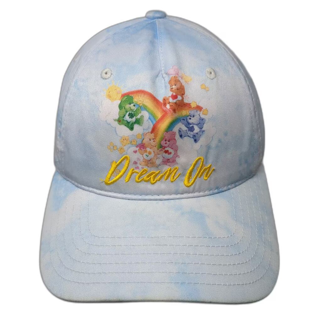 Care Bears Baseball Cap Blue White OS 40th Anniversary Dream On Adjustable Hat